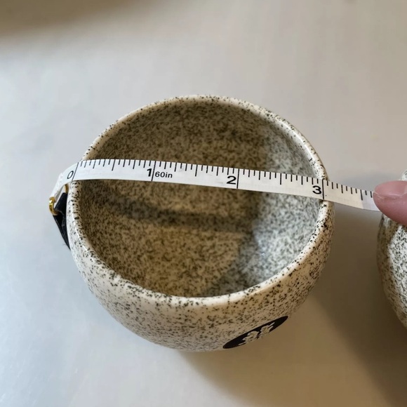 Ancient Japanese Speckled Ceramic Asian Tea Cup Vintage Rare Set of 4 - Picture 10 of 11